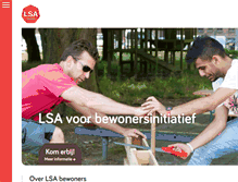 Tablet Screenshot of lsabewoners.nl